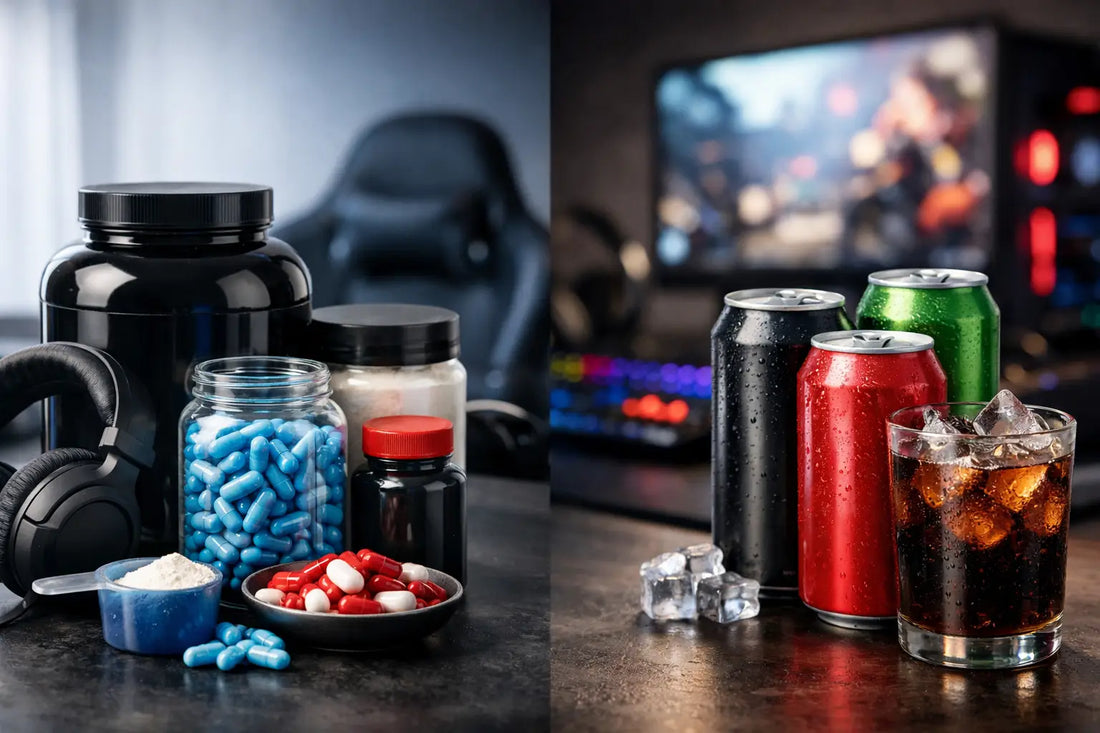 Gaming Supplements vs Energy Drinks